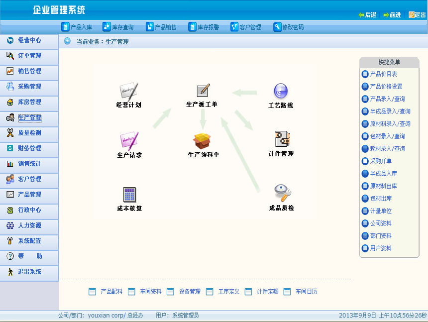 森格锐ERP软件制造业ERP生产企业ERP定制